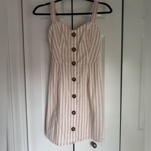 Abercrombie Stripe Button Dress - Size XS